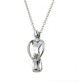 Streling Silver Pendant necklace Fashion Long Chain Jewelry Necklace